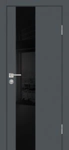 Межкомнатная дверь П-6 Графит матовый